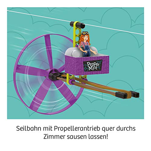 Kosmos 606091 Pepper Mint und der Propeller-Racer, Wie baut man eine Seilbahn? Kann man Wind als Antrieb nutzen… – Bild 5