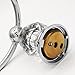 Kabter Crystal Series Brass Bathroom Hand Towel Ring, Polished Chrome