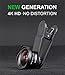KobraTech 4K iPhone Camera Lens Kit - HD Wide Angle Phone Lens & Macro Cell Phone Lens for iPhone & Android - Includes Remote Shutter