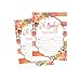 Hadley Designs 50 Fill in Cute Baby Shower Invitations, Baby Shower Invitations Floral, Pink and Gold, Neutral, Blank Baby Shower Invites For Girl, Baby Invitation Cards Printable