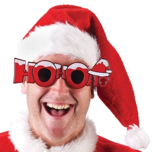 Wahl Varzi Unisex Weihnachtsbrille HoHo Rot Weiß Cartolerie Varzi