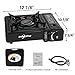SHINESTAR 7,200 BTU Dual Fuel Portable Propane and Butane Gas Stove with Single Burner and Carry Case for Outdoor Camping, CSA Certificatedthumb 3