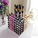 Lifewit 80 Slots Rotating Lipstick Holder Acrylic Spinning Lipgloss Holder Makeup Organizer Lipstick Tower Storage Box Large