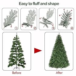 Hykolity 6.5 ft Christmas Tree, Premium Spruce