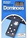 C&H Solutions Double 9 Dominoes Black with White Dots Wooden Dominoes 55 PCS by C&H