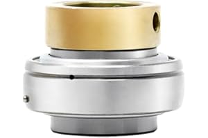 MAPLE ACE HC207-20, NA207-20 Insert Bearing 1-1/4" Bore, Spherical OD with Eccentric Locking Collar and Lubrication Hole