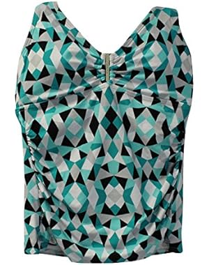 Calvin Klein Women's Halter Tankini with Removable Soft Cups