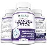 #1 Best Colon Cleanse and Detox - Body Cleanse - Lose Weight - Digestive System Cleanse - Gentle Safe and Effective - All Natural for Women and Men - Premiva 100% Guarantee!