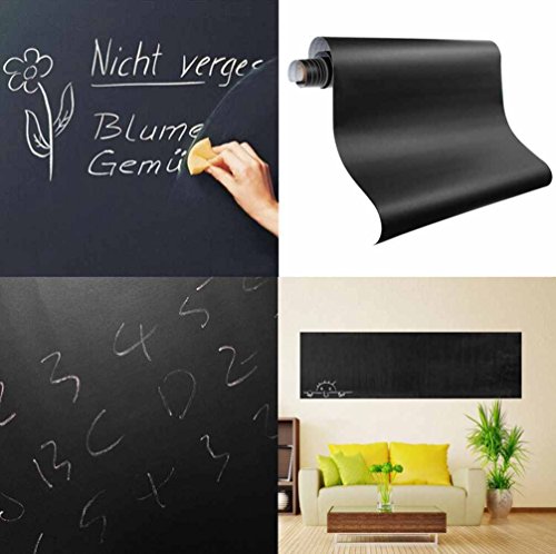 Jia Jia Trade Large Removable Blackboard Sticker Chalkboard Decal 60 x 200cm