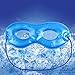 Fitglam Pure Silk Sleep Mask + Reusable Cold/Hot Therapy SPA Gel Eye Mask Set - Improve Sleeping, Alleviate Puffy, Swollen Eyes, Fatigue, Headache and Tension - Best Eye Mask for Men Women (Black)