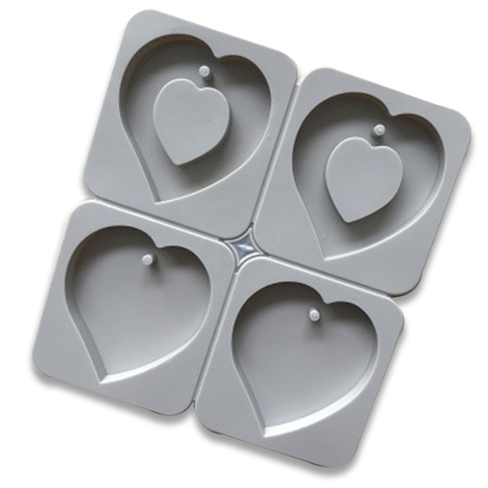 Heart Shape Cake Mold Silicone Mold for Candy Chocolate Bakeware Mould