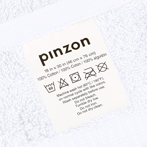 4 Pinzon+Organic+Cotton+Towels+White