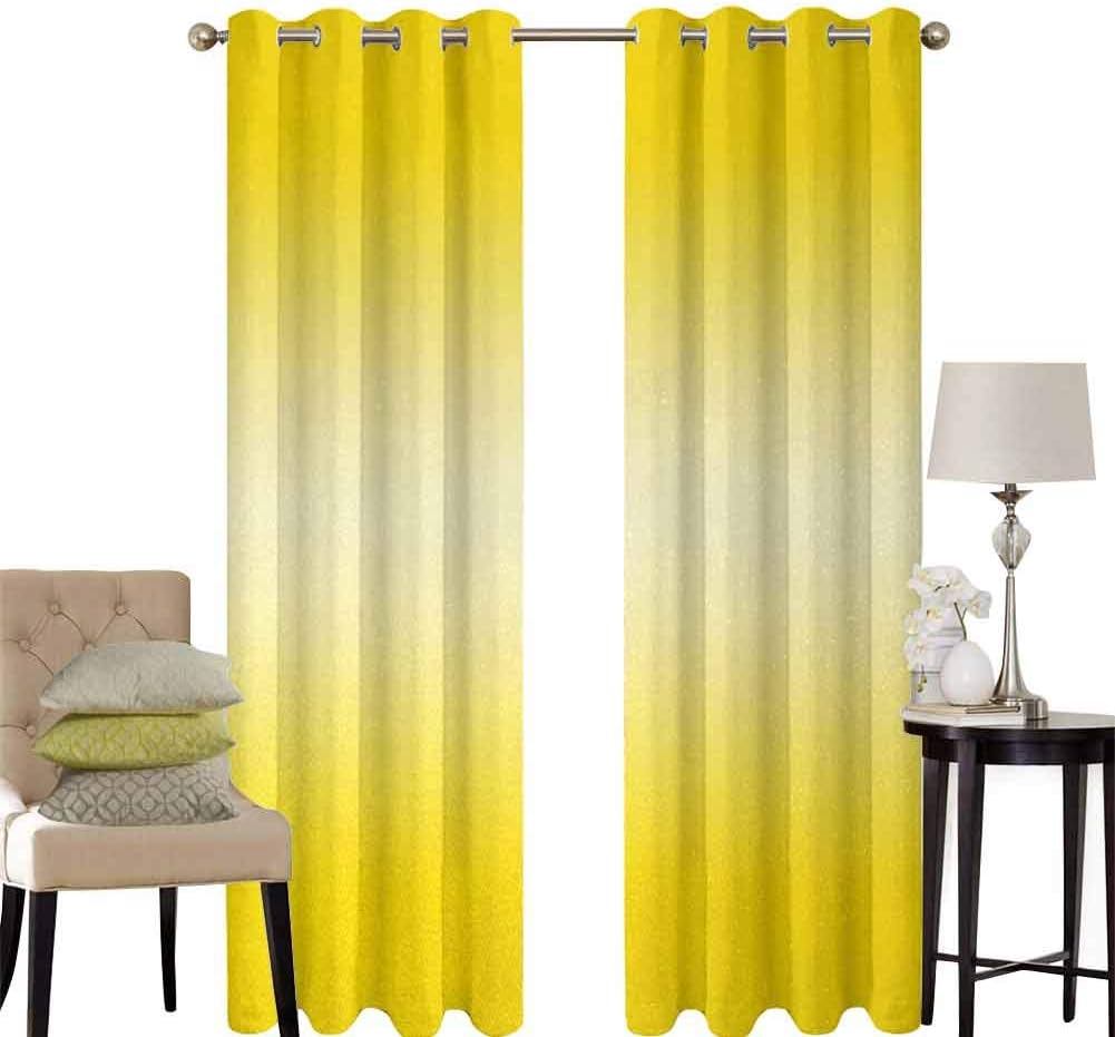 Thermal Insulated Light Blocking Drapes, Positive Summer Vivid Season