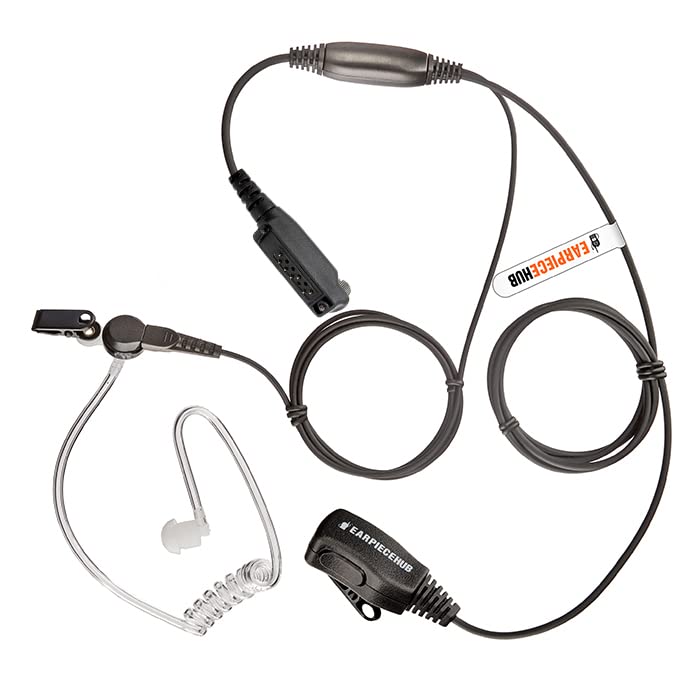 Covert Acoustic Earpiece/Headset Compatible with Sepura (Multipin) STP8030 STP8035 STP8038 STP8040 STP8080 Radios