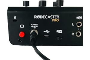 NINJAMO Replacement Power Cable for Rode RODECaster Pro Podcast Production Studio AC Adapter