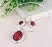 vintage royal bling silvery summer party oval pendant dangle earrings necklace