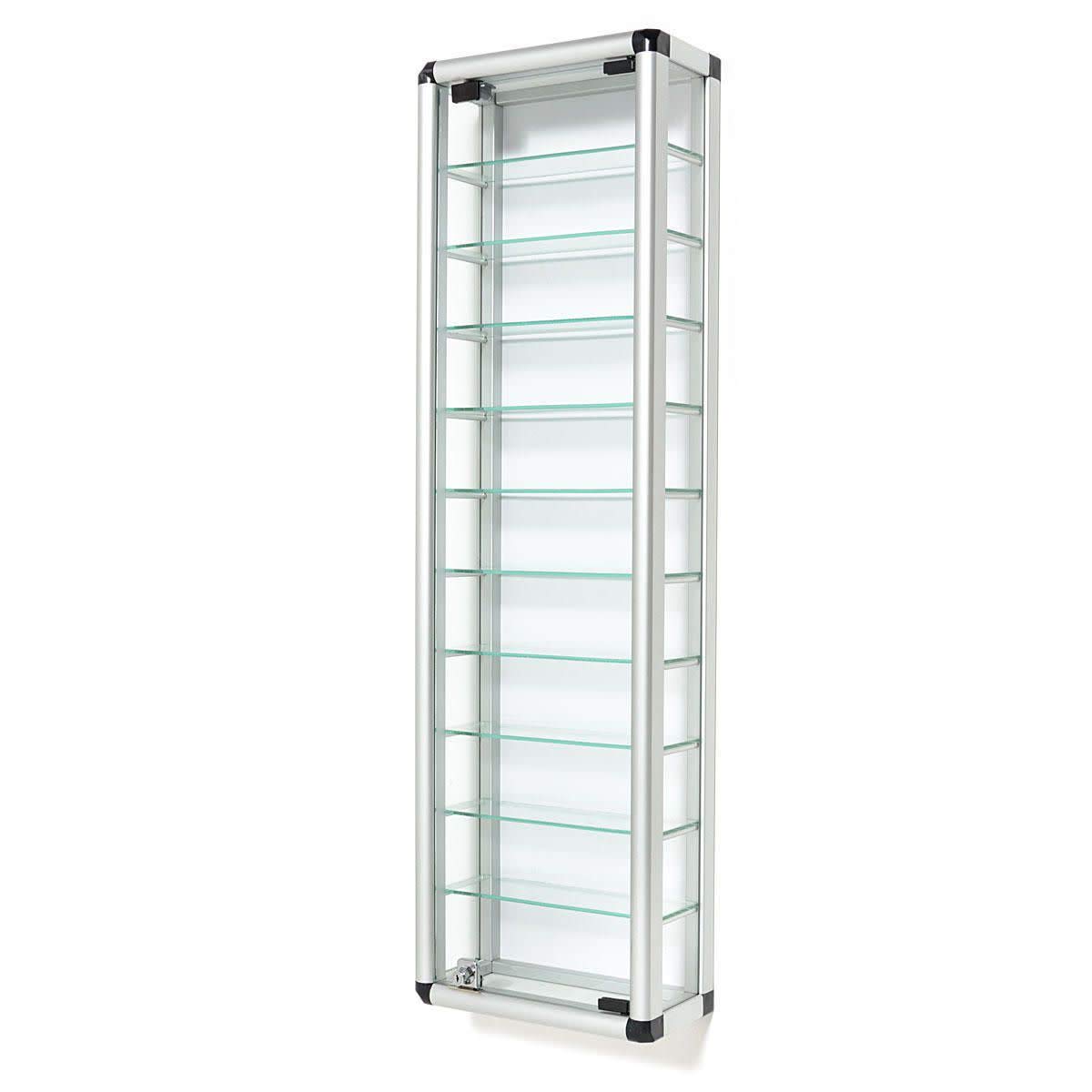 Pureday Slim Aluminium Frame Glass Display 35 x 89 cm Amazon