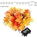 Thanksgiving Decorations Lighted Fall Garland 14.7 Feet 40 LED Autumn Garland, Battery Powered, Perfect Decoration for Autumn (Warm White)