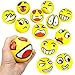Z.H.B Assorted Big Happy Emoji Face Squeeze Balls For Stress Reducer / Anxiety Relieves (Perfect for theme party, birthday party) Fun Office Holiday Gift Stocking Stuffer