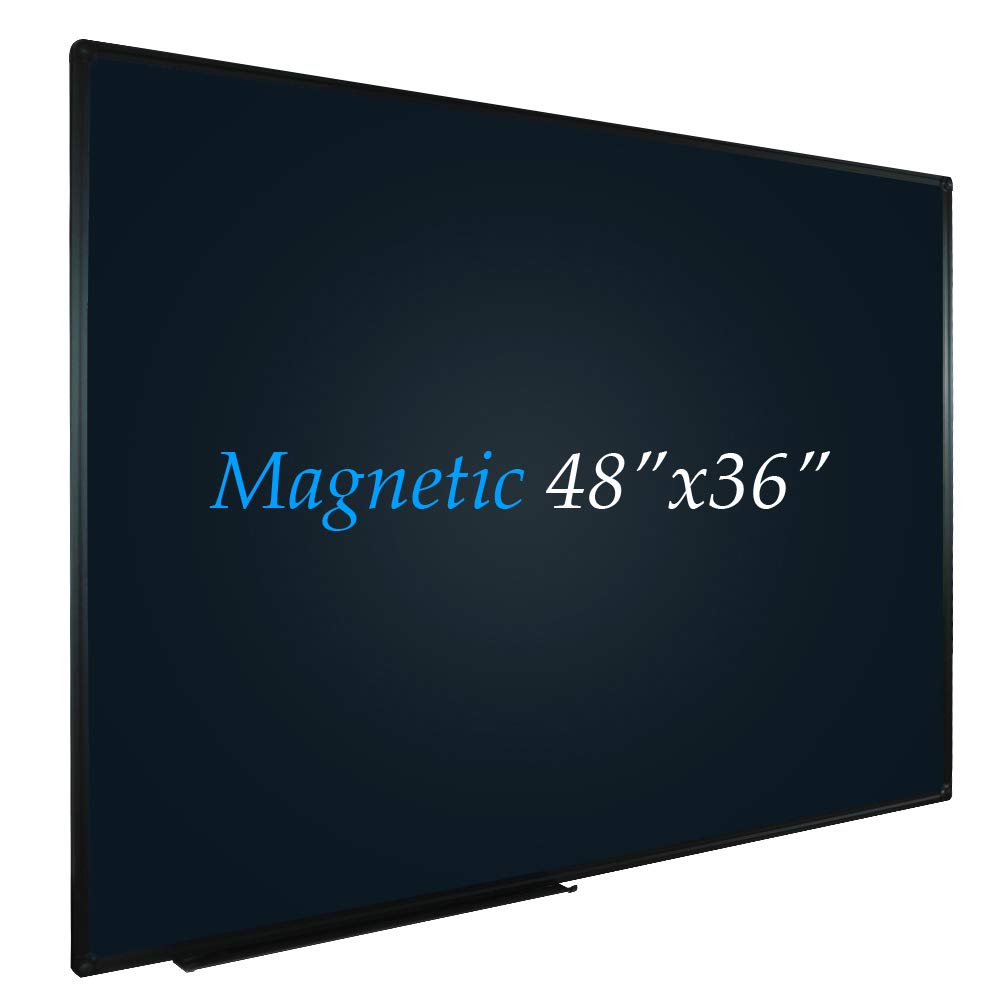 JILoffice Black Chalkboard/Black Board 48 x 36 Inch, Black