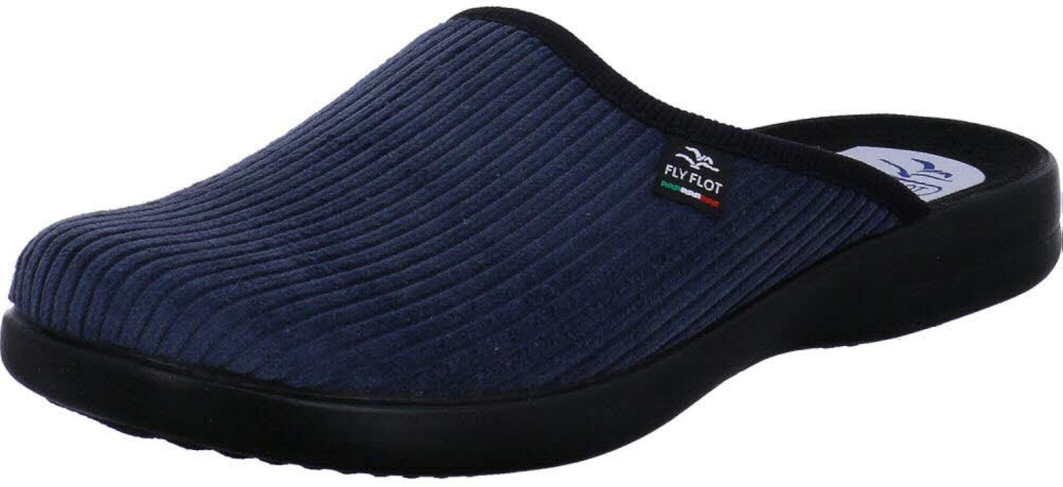 fly flot mens leather mule slippers