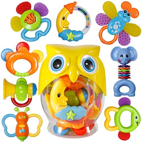 Baby Rattle Sets Teether Rattles Toys 