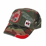 IH Infant Distressed Camo Cap with Red on corner of Bill