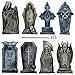 JOYIN 8 Pack Halloween Tombstone Yard Decorations, 16.5