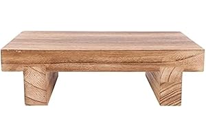 Wooden Step Stool for High Bed Side, 2.8'' Hight Bedside Footstool, Solid Wood Portable Step for Kitchen, Bathroom, Outdoor, 