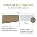 Steady Treads 60 Foot, Non-Slip Clear, Translucent Adhesive Grit Tape and Roller, PVC-Free, 2 Inch Wide Steady Treads Installation Kit