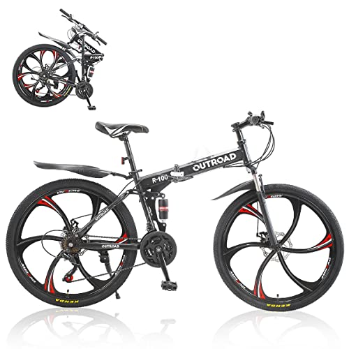 Max4out Folding Bikes Mountain Bike with High
