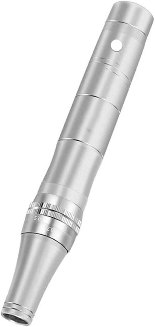 HBHHYRT Electric Derma Pen Microneedle Stamp Adjustable From 0.25mm To 2.0mm For Face & Body Koi Beauty (Dermapen + 12pcs Needles)