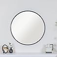 Melody Maison Large Round Gold Framed Wall Mirror 80cm x 80cm