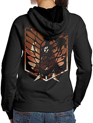 BNBN Women's Attack On Titan Sweater On The Back Size M Black