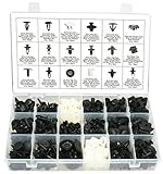 Swordfish 60250 408pc Auto Body Interior and Exterior Retainer Fastener Clip Assortment for Nissan