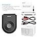 Bluetooth Transmitter,Qcute Bluetooth 4.1 Transmitter Receiver 2-in-1 Wireless Portable Bluetooth Adapter Home/Car Stereo System, 3.5mm Audio Devices, 2 Devices Simultaneously (Black)