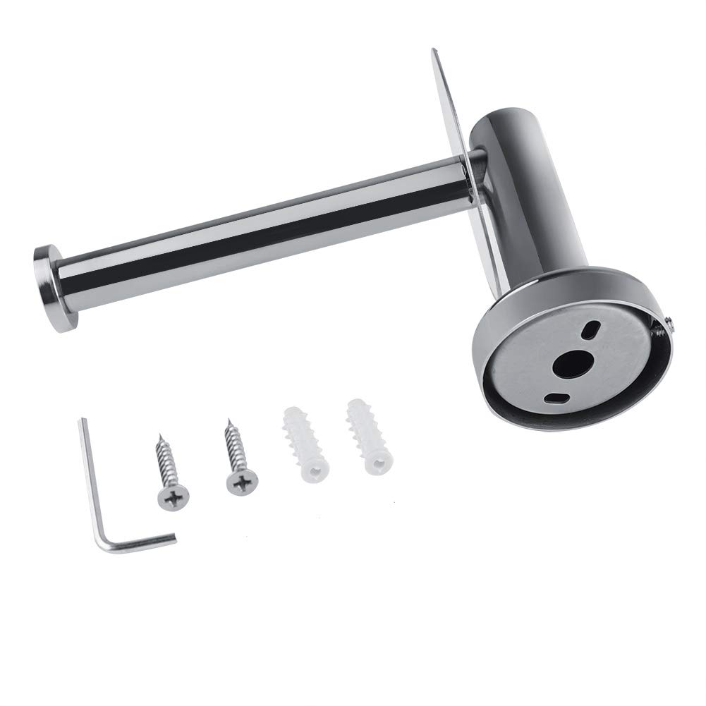 Toilet Roll Holder Wall Mounted, 304 Stainless Steel Toilet Paper Holder for Bathroom and Kitchen