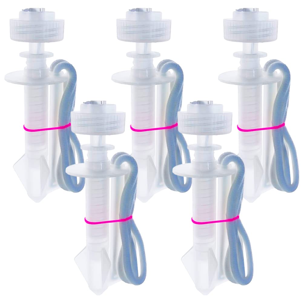 USCW Plant Watering Device, 5 Pieces Automatic Plant Waterers, Self Watering Spikes Adjustable With Control Valve Switch, Self Plant Watering Devices for Indoor & Outdoor Potted Flower Tree