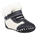 Orgrimmar Baby Girls Boys Velcro Cotton Soft Sole First Walkers Snow Boots (M=insole Len 4.92