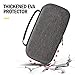 MoKo Carrying Case for Nintendo Switch Lite, Travel Case Hard Shell EVA Tough Storage Bag Holder for Nintendo Switch Lite Console, Accessories & Game Cards – Graythumb 3