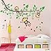 Cheeky Monkey Hanging on Tree Branches Monkey Wall Decal Nursery Wall Decal