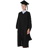 GraduationMall Masters Graduation Cap and Gown with Black 2026 Tassel Unisex