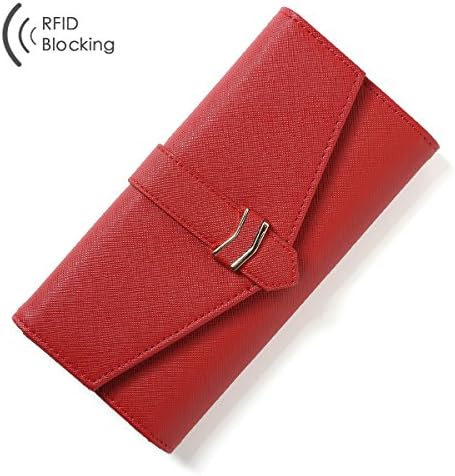 Aoliner Women RFID Blocking Multi Card Organizer Wallets for women Clutch