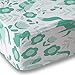 Twin Folk Animal Seafoam Print Sheet Set for Kids Bedding- Double Brushed Ultra Microfiber Luxury Bedding Set By Where the Polka Dots Roam