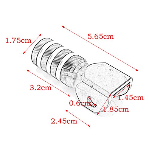 Motorcycle Rear Brake Pedal Step Plate Tip Gear Shifter Shift Lever For KTM 125 - 530 950 ADVENTURE 690 SMC SX XC XCF XCW EXC (orange)