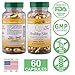 Healthy Skin Vitamin E & Aloe Vera Cream Lotion, 60 Capsulas (2 pack) - Anti Wrinkle, Scars and Smooth Soft Skin Oil for Women, Crema de Vitamina E Para Cuidado de la Cara, Cabello y Piel