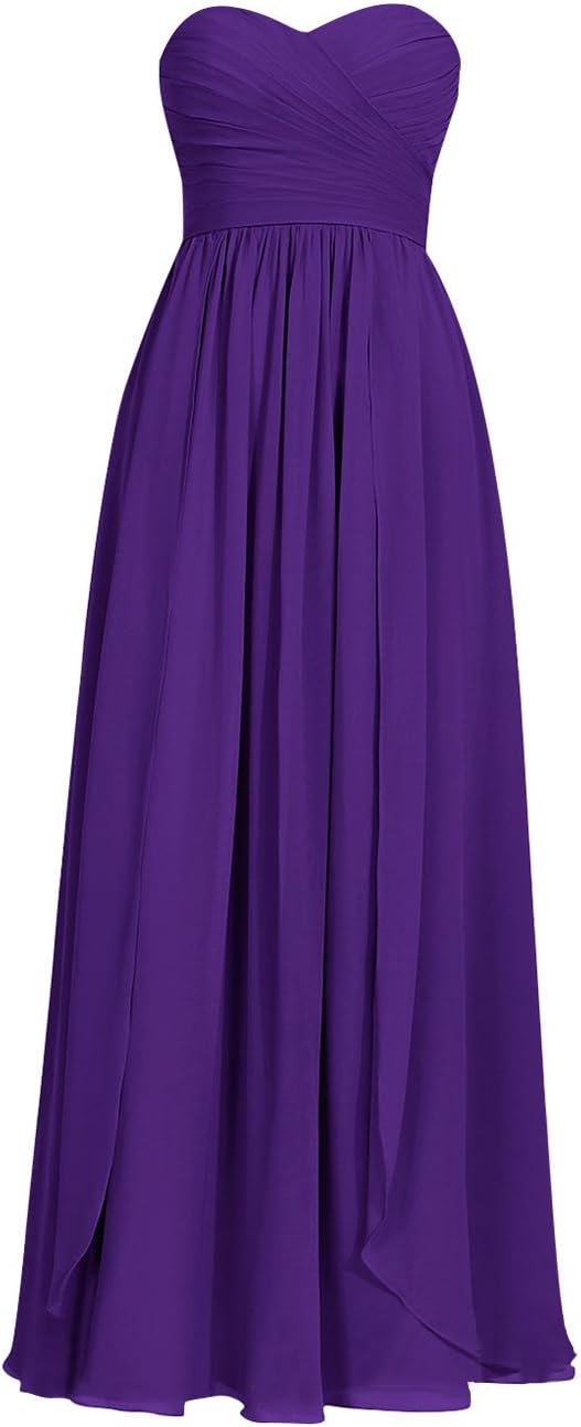 Long Bridesmaid Dress Prom Evening Dress Sweetheart Wedding Party Gowns