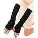 FUNOC Women Winter Warm Fingerless Knitted Long Gloves Mitten Wrist Arm Hand Warmer