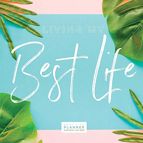 Living My Best Life Large Monthly 2020 Planner: July 2019 - June 2020 (Academic School Year, Student by