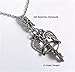 Crossbow With Angel Wings Necklace Dead Man Walking Charms Women's Jewelry Zombie Apocalypse Survival Gear